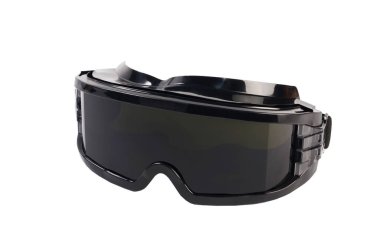 Beyaz arka plan üzerinde izole kaynakçı gözlükleri