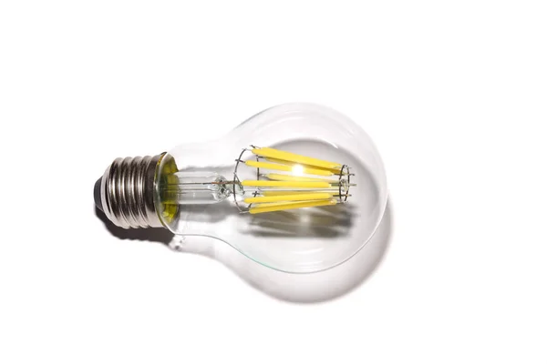 Edison Cap LED sur un fond blanc isolé — Photo