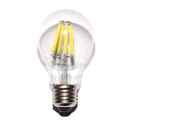 Edison Led dekoratif ampul izole boş metin alanı ile