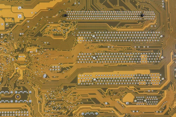 Fondo de microchip amarillo — Foto de Stock