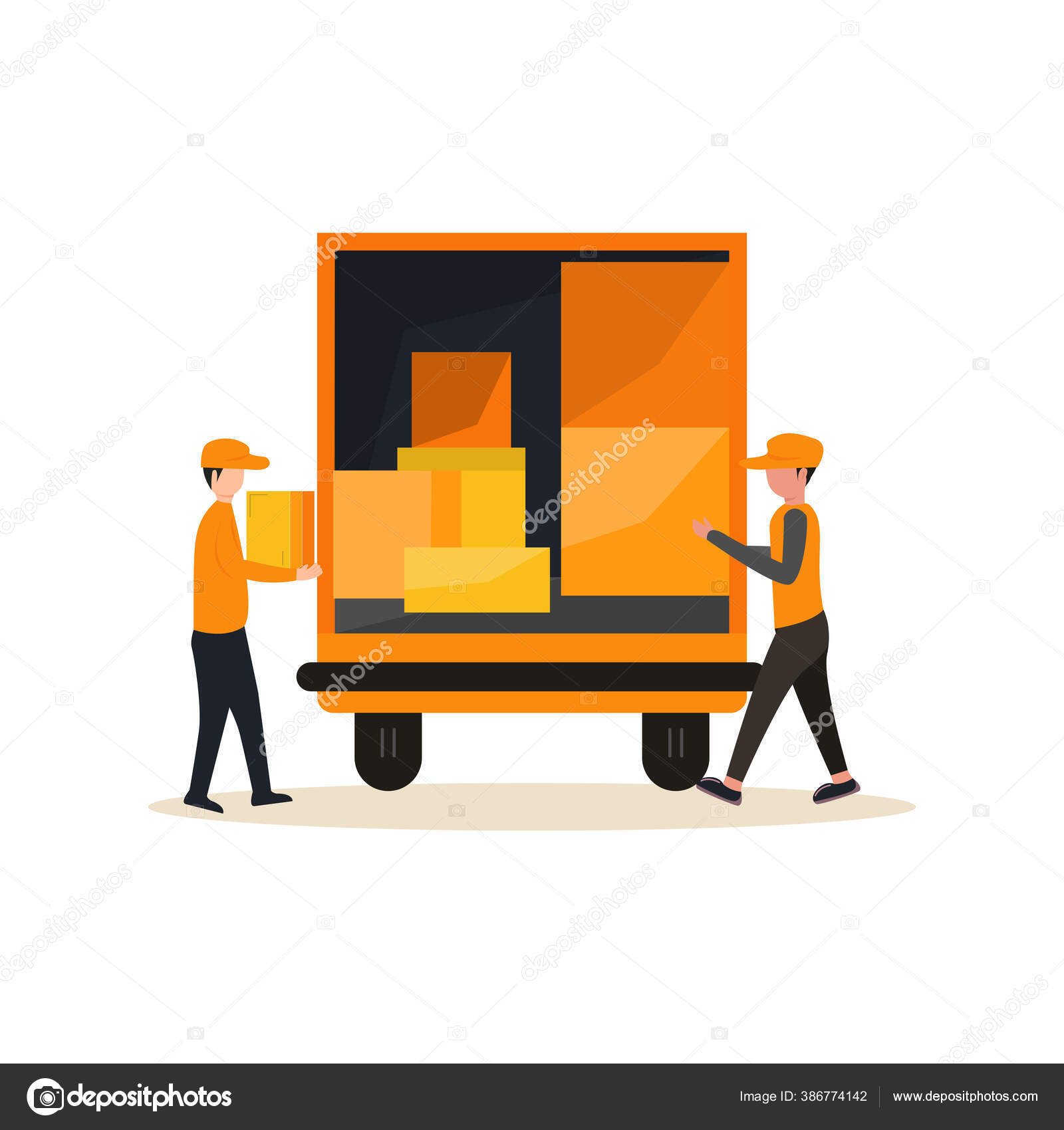 Camion Livraison Rapide Courrier Fournit Livraison Gratuite Des Marchandises Des Image Vectorielle Par Nuralfarizi C Illustration Camion Livraison Rapide Courrier Fournit Livraison Gratuite Des Marchandises Des Image Vectorielle Par Nuralfarizi C Illustration