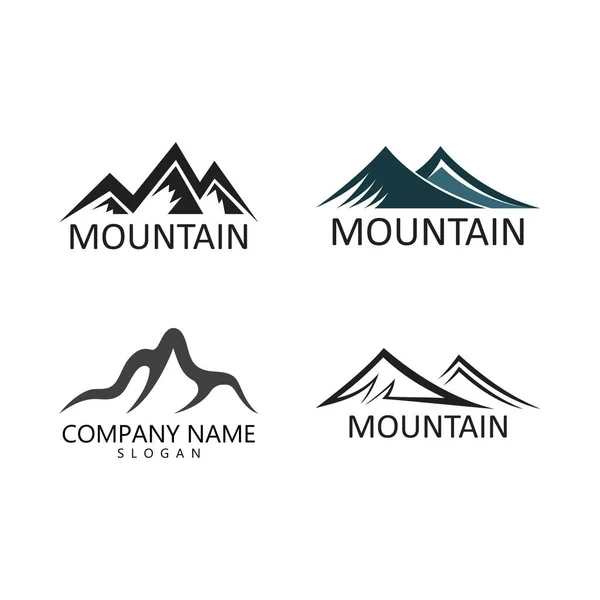 Εικονίδιο Βουνού Λογότυπο Business Template Vector — Διανυσματικό Αρχείο