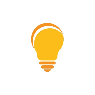 ampul logo vektör ilüstrasyon şablonu