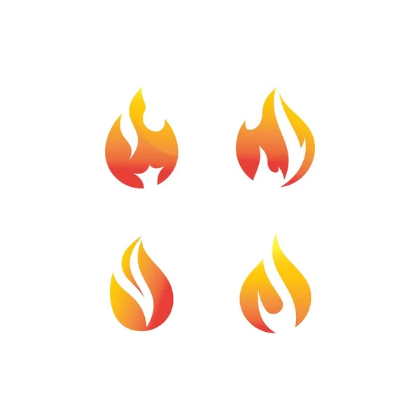 火焰标志模板矢量图标油 — 图库矢量图片