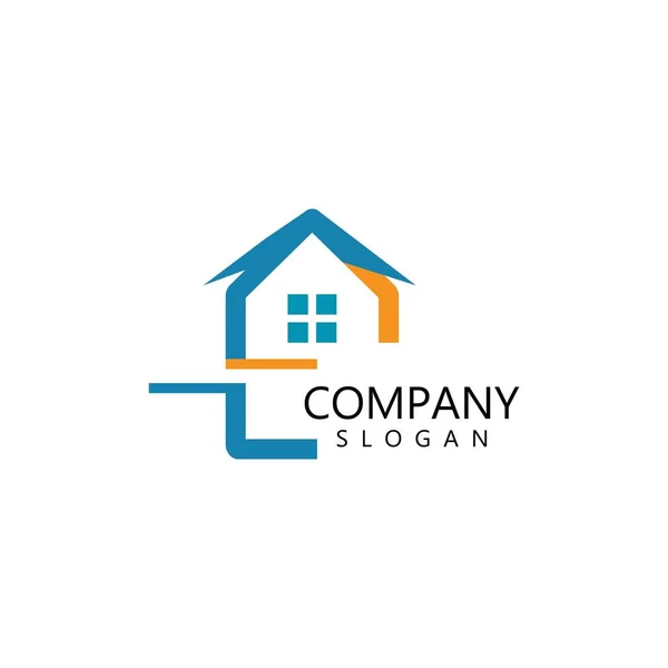 Property Logo Template Vector Icon — Stock Vector