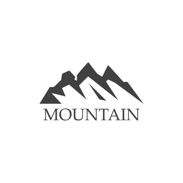 Icône Montagne Logo Business Template Vecteur — Image vectorielle