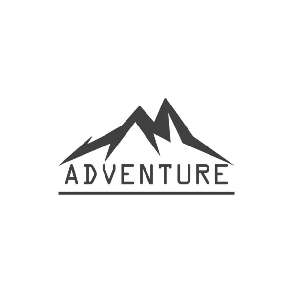 Icône Montagne Logo Business Template Vecteur — Image vectorielle