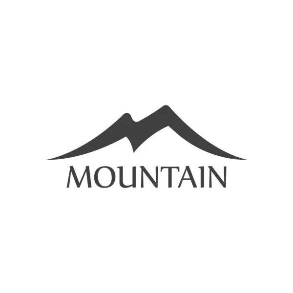 Icône Montagne Logo Business Template Vecteur — Image vectorielle