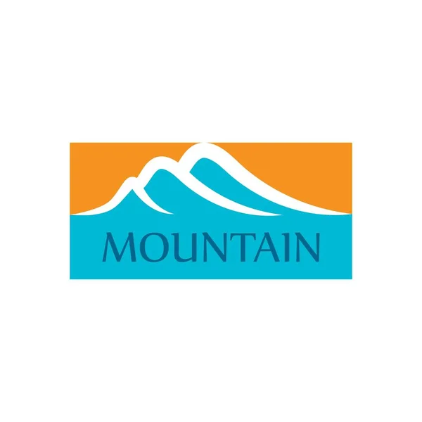 Icône Montagne Logo Business Template Vecteur — Image vectorielle