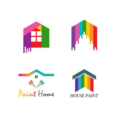 boya evi logo iş vektörü