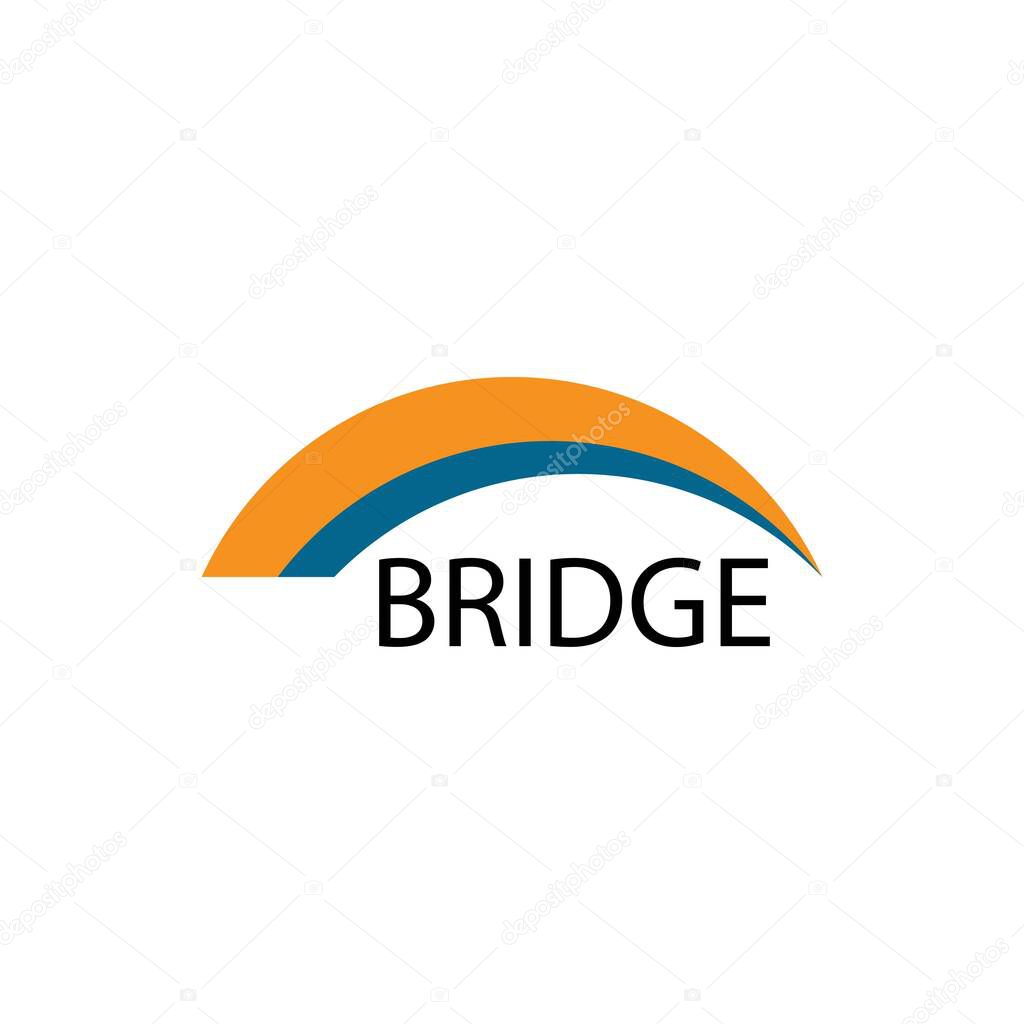 Bridge Logo Template vector icon illustration design