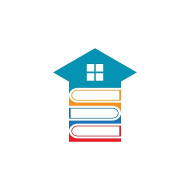 evde eğitim vektör çizimi tasarımı