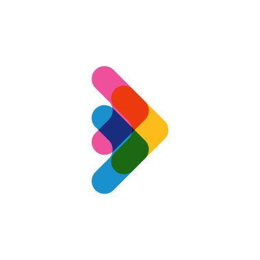 Ok illüstrasyon logo vektör şablonu