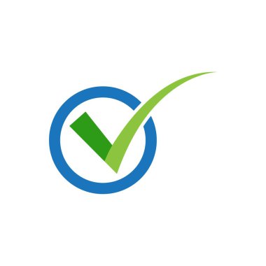 V harfi logo şablonunu kontrol et