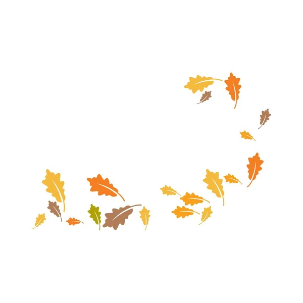 Векторная Иллюстрация Осеннего Листа — стоковый вектор