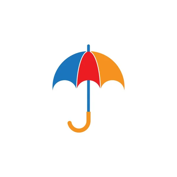 Paraguas Logotipo Vector Plantilla — Vector de stock