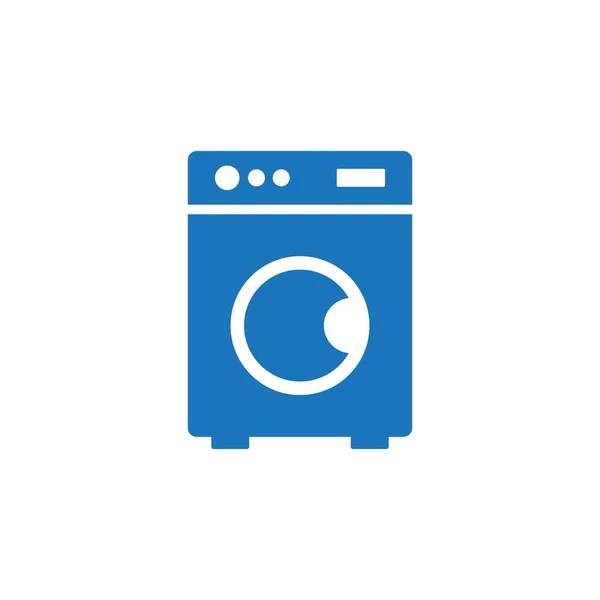 Washing Machine Vector Icon Design — Stock Vector