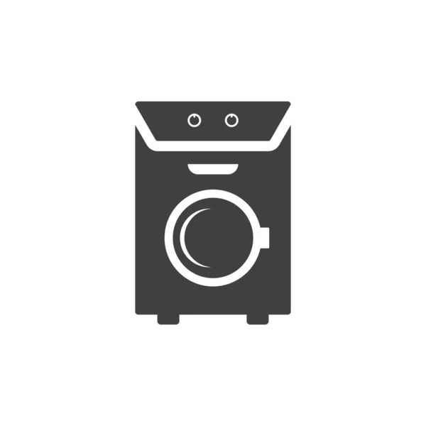 Wasmachine Vector Pictogram Ontwerp — Stockvector