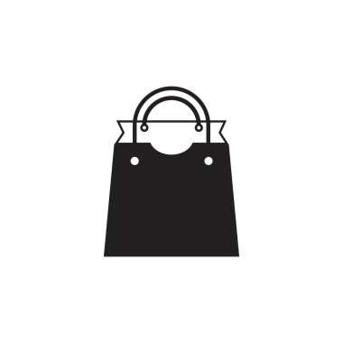 alışveriş poşeti vektör şablon tasarımı