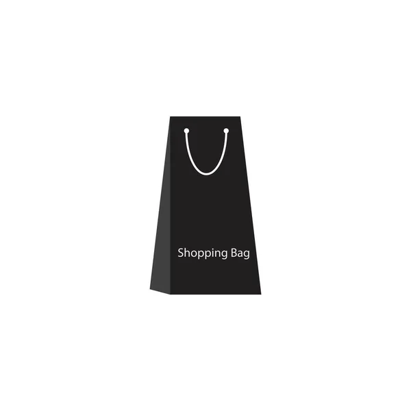 Shopping Bag Modello Vettoriale Icona Design — Vettoriale Stock