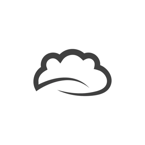 Logo Cloud Șablon Pictogramă Vector — Vector de stoc