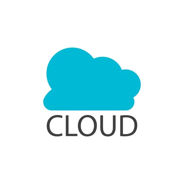 Logo Cloud Șablon Pictogramă Vector — Vector de stoc