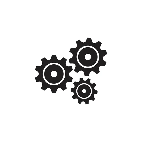 Engranaje Logotipo Plantilla Vector Icono Ilustración Diseño — Vector de stock