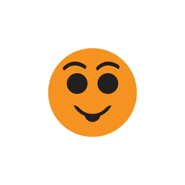 Modelo Emoticon Ícone Expressão Facial Vecto —  Vetores de Stock