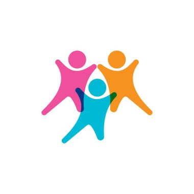 Evlat Edinme ve Toplum Bakımı Logo şablonu vektörü