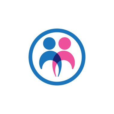 Evlat Edinme ve Toplum Bakımı Logo şablonu vektörü