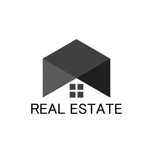Property Logo Template Real Estate — Stock Vector