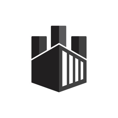  Fabrika inşaatı endüstriyel vektör resimleme tasarımı