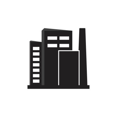  Fabrika inşaatı endüstriyel vektör resimleme tasarımı