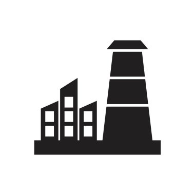  Fabrika inşaatı endüstriyel vektör resimleme tasarımı