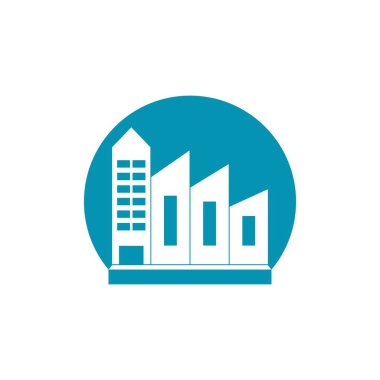  Fabrika inşaatı endüstriyel vektör resimleme tasarımı