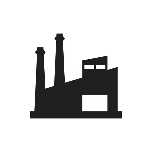 Factory Building Industrial Vector Icon Illustration Design — Stock Vector