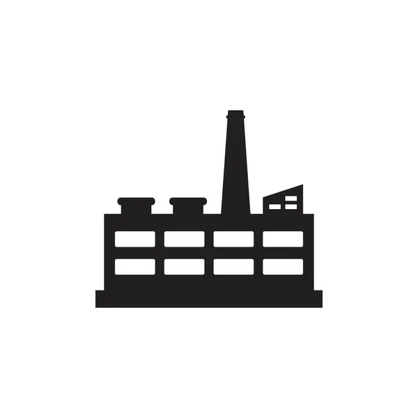 Factory Building Industrial Vector Icon Illustration Design — Stock Vector