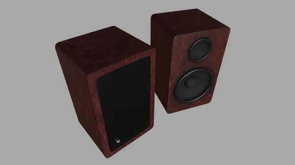 Audio Speaker V2 Low-poly 3D model