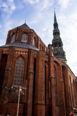 Riga Katedrali. Kubbe Meydanı. Riga, Letonya. Avrupa. Görüntü altında.