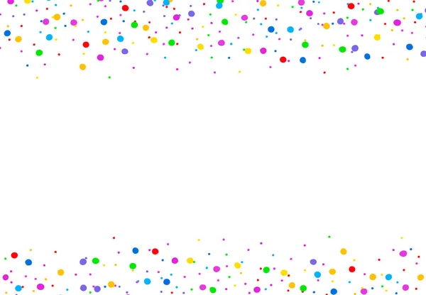 Brilhante colorido vetor confetti fundo — Vetor de Stock