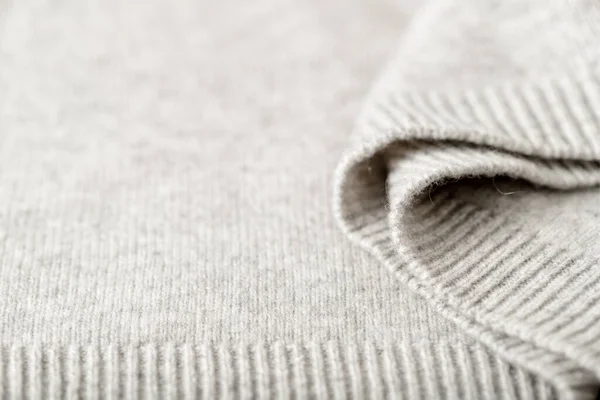 Light grey luxury natural cashmere texture. Blurred background with copy space