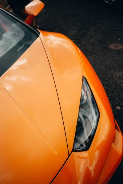 Farmington Polo Grounds Farmington Usa Srpna 2020 Přední Reflektor Lamborghini — Stock fotografie