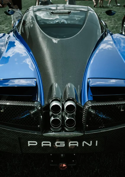 Farmington Polo Sahası Farmington Usa Ağustos 2020 Pagani Yarış Arabasının — Stok fotoğraf