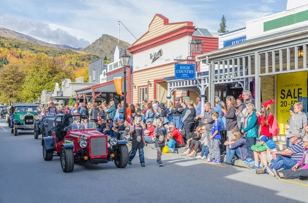 Arrowtown Nueva Zelanda Abril 2016 Hay Desfile Durante Festival Otoño — Foto de Stock