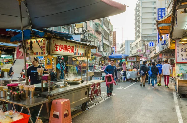 Taipei Taiwan March 2015 Scenic View Raohe Street Night Market — Stock Photo, Image