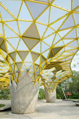 Kuala Lumpur, Malezya - Ağustos 22,2018: Lake Gardens, Kuala Lumpur Perdana Botanik Bahçeleri olarak da bilinen Kl'ın ilk büyük ölçekli eğlence parkı olduğunu. 