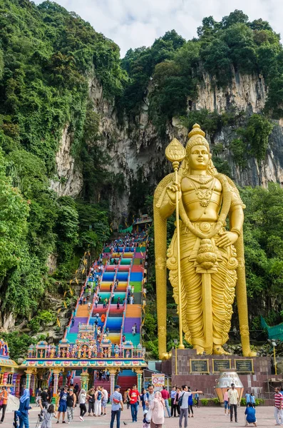 Куала Лумпур Малайзия Декабря 2018 Года Пещеры Бату Известняковый Холм — стоковое фото