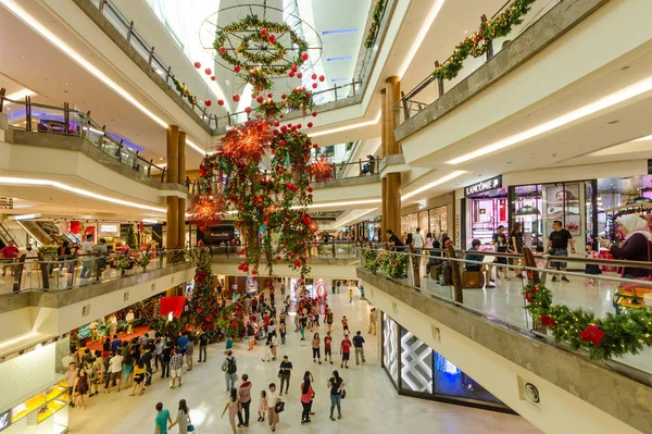 Kuala Lumpur Malasia Diciembre 2018 Hermosa Decoración Navideña Gardens Mall — Foto de Stock
