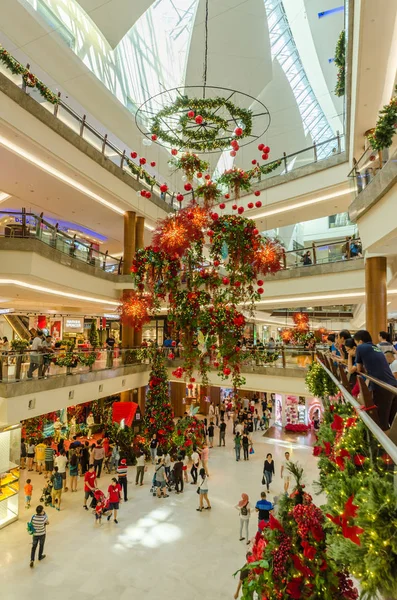 Kuala Lumpur Malasia Diciembre 2018 Hermosa Decoración Navideña Gardens Mall — Foto de Stock