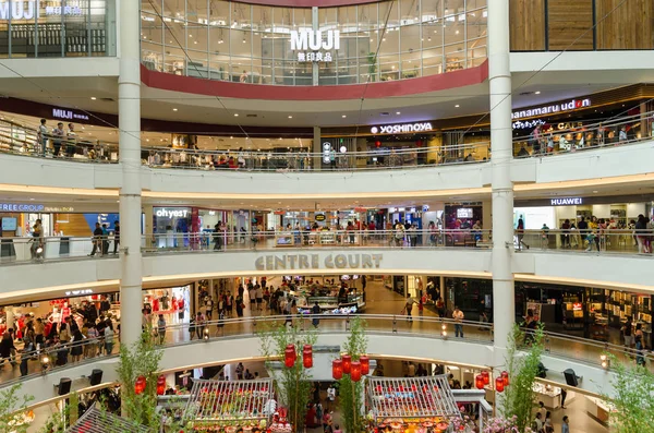 Kuala Lumpur Malásia Fevereiro 2019 Bonita Decoração Ano Novo Chinês — Fotografia de Stock